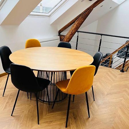 Elegant T4 Centre Reims/Parking Prive Apartamento Exterior foto